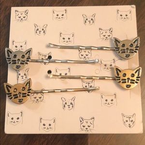 Francesca Cat Bobby Pins- NWT